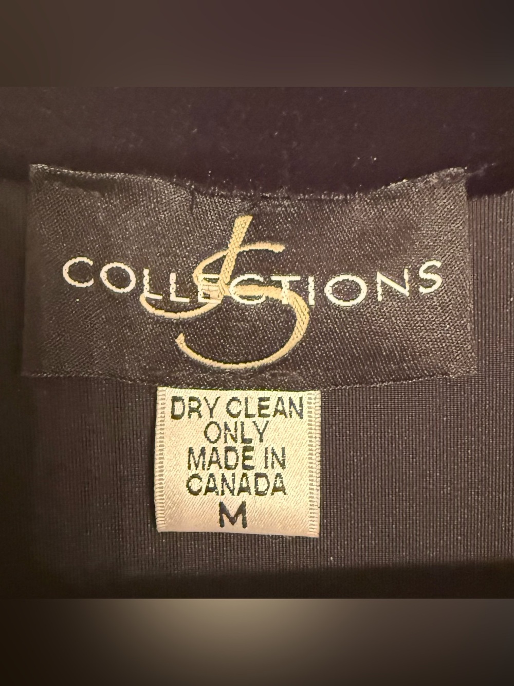 JS Collections Black Velvet Long Robe - Picture 3 of 3